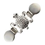 Fako Bijoux® - Vestsluiting - Vestclip - Schildpad - Kristal, Verzenden, Nieuw