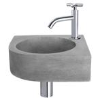 Differnz Cleo fonteinset beton donkergrijs - kraan kruis, Doe-het-zelf en Verbouw, Sanitair, Verzenden, Nieuw