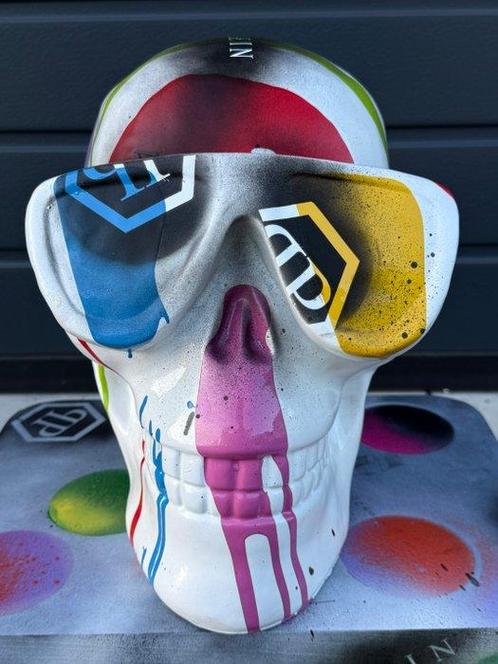 Daluxe Art - 1999 • PP Skull Multi Colour Display, Antiek en Kunst, Kunst | Schilderijen | Modern