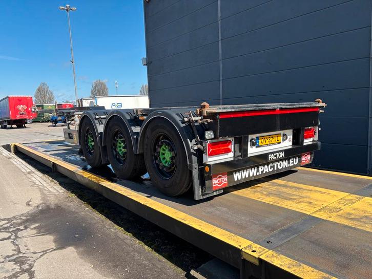 Pacton containerchassis | Vaste kop | Geschoopeerd, Auto's, Vrachtwagens, Aanhangers en Opleggers
