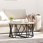 vidaXL Koffietafel Sonoma Eiken 80x80x42 cm Gelaagd Hout, Huis en Inrichting, Tafels | Salontafels, 50 tot 100 cm, Verzenden, Nieuw