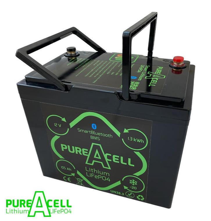 PureAcell Premium Lithium Accu 100Ah - 12 volt, Watersport en Boten, Navigatiemiddelen en Scheepselektronica, Nieuw, Ophalen of Verzenden
