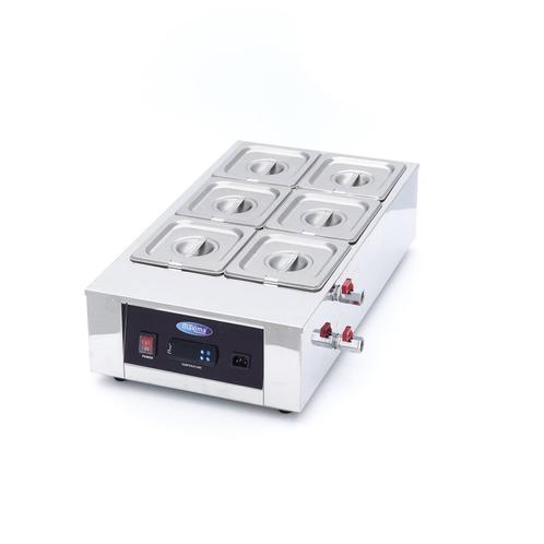 Chocoladesmelter - 6 x 1/6 GN 10 cm, Zakelijke goederen, Horeca | Keukenapparatuur, Nieuw in verpakking, Verzenden