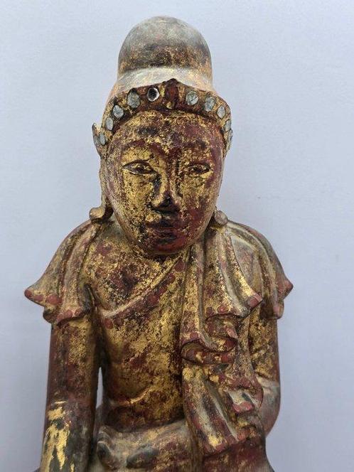 Mandalay Boeddha 33 cm - Birma - Myanmar, Antiek en Kunst, Kunst | Niet-Westerse kunst
