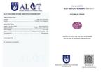 1 pcs Paars, Roze Saffier - 1.32 ct - Antwerp Laboratory for, Sieraden, Tassen en Uiterlijk, Edelstenen, Nieuw