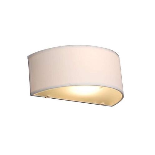 Landelijke wandlamp half rond creme - Drum, Huis en Inrichting, Lampen | Wandlampen, Nieuw, Overige materialen
