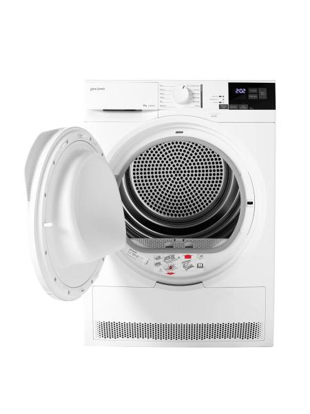 John Lewis Jltdh22 Warmtepompdroger 8kg DHZ1207399, Witgoed en Apparatuur, Wasdrogers, 8 tot 10 kg, Gebruikt, Overige typen, Voorlader