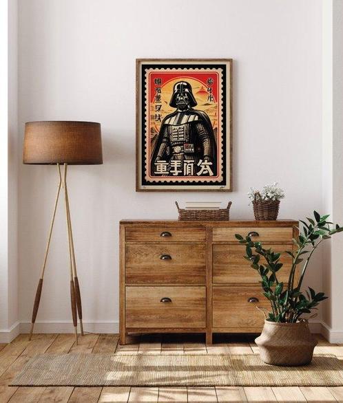 Kobalt (1970) - Darth Vader (Galaxy stamp series), Antiek en Kunst, Kunst | Schilderijen | Modern