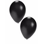 Zakjes met 50x zwarte ballonnen - Ballonnen, Ophalen of Verzenden, Nieuw