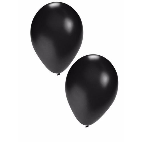 Zakjes met 50x zwarte ballonnen - Ballonnen, Hobby en Vrije tijd, Feestartikelen, Ophalen of Verzenden