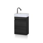 Bonsai Badmeubelset - Black Oak - Keramische Wastafel, Ophalen of Verzenden, Nieuw