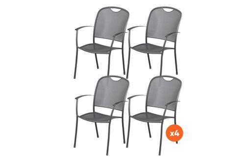 Set van 4 - Kettler Kos stapelstoel, Tuin en Terras, Tuinsets en Loungesets, Nieuw, Overige materialen, Verzenden