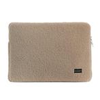 Bombata Teddy Laptop Sleeve - 15 / 16 inch - Taupe Bruin, Verzenden, Nieuw