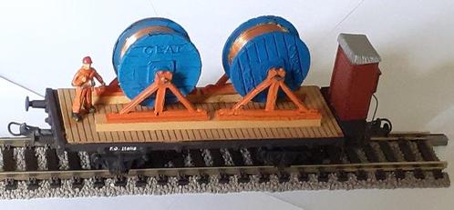 Pocher H0 - Modeltrein goederenwagonset (4) - Wagen met 2, Hobby en Vrije tijd, Modeltreinen | H0