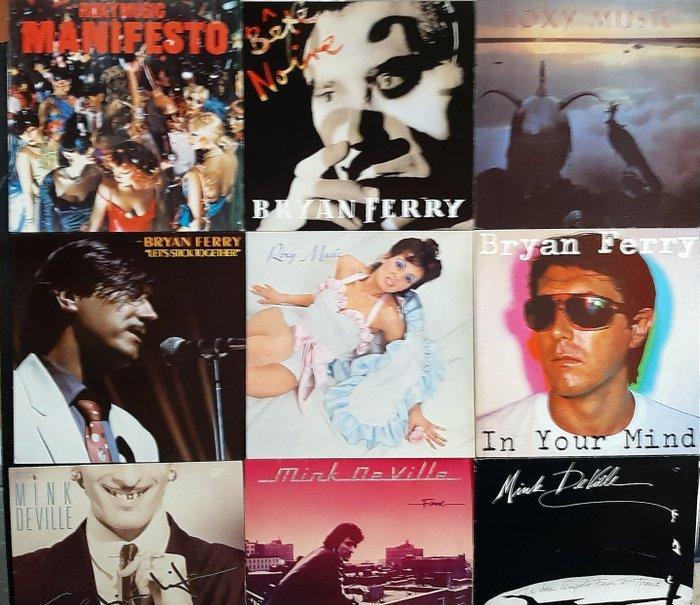 Roxy Music - Bryan Ferry - Mink DeVille - 3x Roxy Music - 3x, Cd's en Dvd's, Vinyl Singles