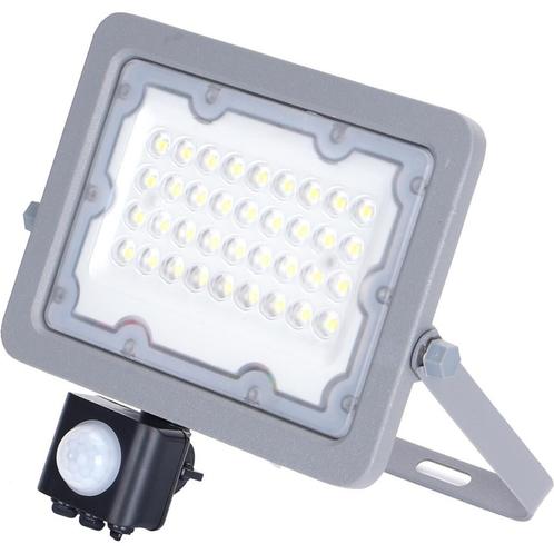 LED Bouwlamp met Sensor - Aigi Zuino - 30 Watt - Helder/Koud, Doe-het-zelf en Verbouw, Bouwverlichting, Lamp met armatuur, Nieuw