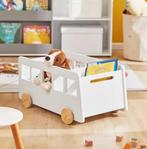 Kinderboekenkast met Wieltjes – Houten Speelgoedrek (56), Verzenden, Nieuw