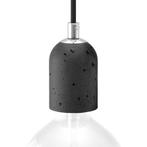 Lamphouder set | Donkergrijs | Cement | E27 fitting, Doe-het-zelf en Verbouw, Elektra en Kabels, Ophalen of Verzenden, Nieuw, Overige typen