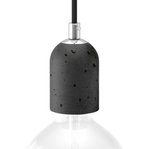 Lamphouder set | Donkergrijs | Cement | E27 fitting, Doe-het-zelf en Verbouw, Elektra en Kabels, Overige typen, Nieuw, Ophalen of Verzenden