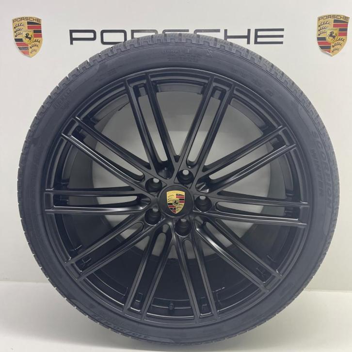 Porsche Cayenne ORIGINELE 22 Turbo IV met winterbanden NIEUW, Auto-onderdelen, Banden en Velgen, Overige maten, Winterbanden, 315 mm
