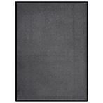 vidaXL Deurmat 60x80 cm antracietkleurig, Verzenden, Nieuw