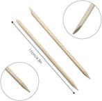 Houten Nagelriemstokjes – 300 stuks - Verzorging - Manicure, Sieraden, Tassen en Uiterlijk, Uiterlijk | Cosmetica en Make-up, Verzenden