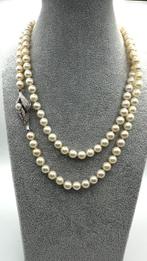 Choker halsketting - 14 karaat Witgoud Diamant (Natuurlijk)