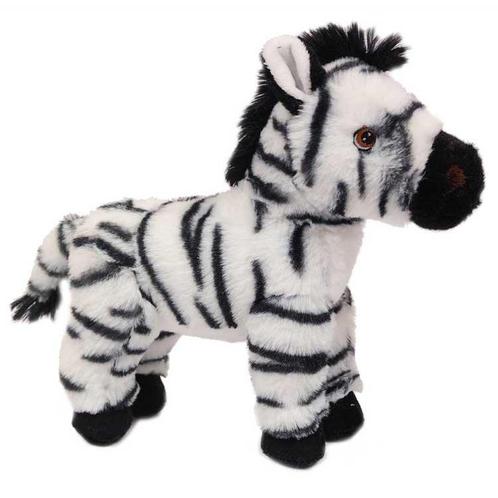 Superzachte Eco Knuffel met geborduurde oogjes - Zebra 20 cm, Kinderen en Baby's, Speelgoed | Knuffels en Pluche, Nieuw, Ophalen of Verzenden