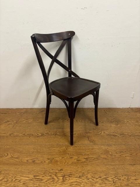 Gebruikte Crossback Caféstoel - S3940 - Vintage/Café, Huis en Inrichting, Stoelen, Ophalen