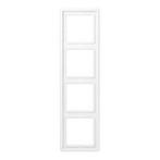 Jung LS990 afdekraam 4-voudig alpinwit (hagelwit) LS984WW, Nieuw, Stopcontact