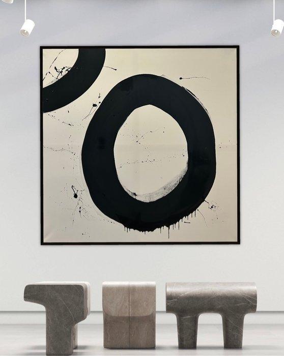 Stefanie Raus - Zen Circle II 1008 XXL, Antiek en Kunst, Kunst | Schilderijen | Modern