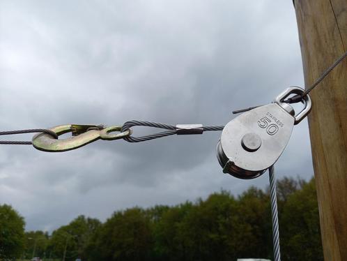 Rvs Katrollen 50mm, Doe-het-zelf en Verbouw, IJzerwaren en Bevestigingsmiddelen, Verzenden