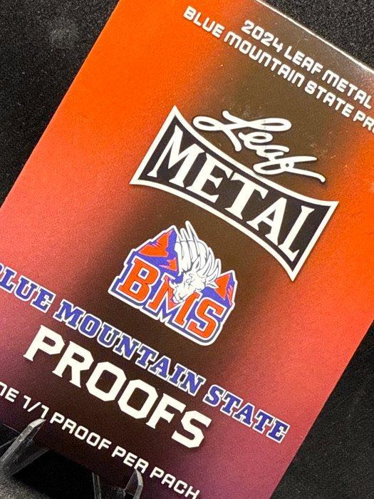 2024 Leaf Leaf Metal Football Proofs 2025 Una de una - 1, Verzamelen, Stickers