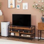 Tv-meubel, Tv-meubel, Industrieel Design, 2 Planken, Stalen