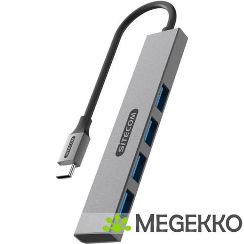 Sitecom USB-C to 4x USB-A Tiny hub, Computers en Software, USB Sticks, Nieuw, Verzenden