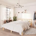 vidaXL Bedframe massief grenenhout 160x200 cm, Huis en Inrichting, Slaapkamer | Bedden, Bruin, Verzenden, 200 cm, 160 cm