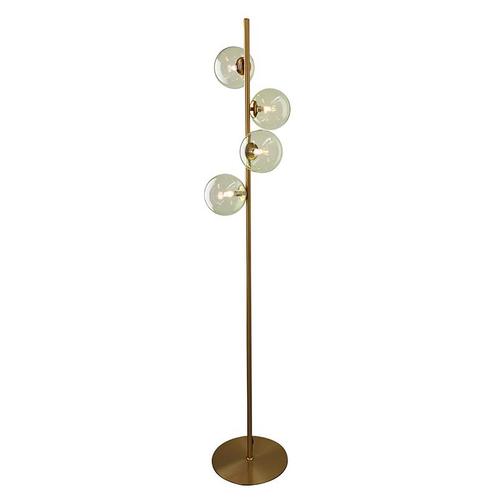 Design vloerlamp groen, Remo, met schakelaar, Huis en Inrichting, Lampen | Vloerlampen, Nieuw, Glas, 150 tot 200 cm, Ophalen of Verzenden