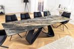 Uitschuifbare eettafel INFINITY 180-260cm taupe keramiek, Huis en Inrichting, Tafels | Eettafels, Ophalen of Verzenden, Nieuw