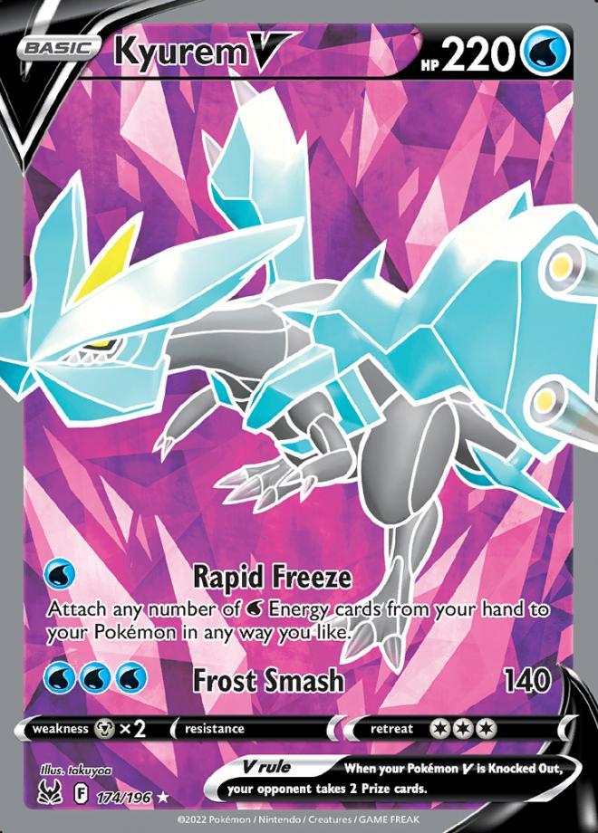 Kyurem V 174/196 lost Origin, Hobby en Vrije tijd, Verzamelkaartspellen | Pokémon, Losse kaart, Nieuw, Foil, Ophalen of Verzenden