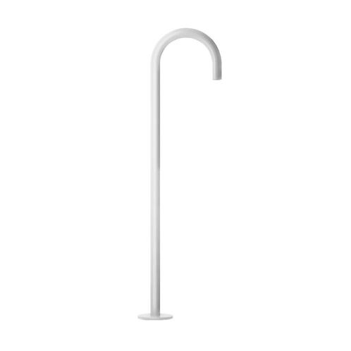 Baduitloop Hotbath Cobber Vrijstaand 106 cm Mat Wit, Doe-het-zelf en Verbouw, Sanitair, Kraan, Nieuw, Ophalen of Verzenden