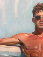 Nicolas Dorval (XX) - Le plongeon 20, Antiek en Kunst