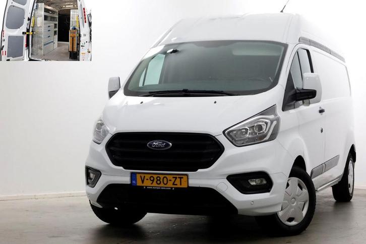 Ford Transit Custom 2.0 TDCI E6 L2H2 Trend Inrichting/Omvorm, Auto's, Bestelauto's, Dealer onderhouden, Lease, Handgeschakeld