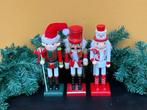 Notenkraker (3) - houtpulp - drie verschillende, Diversen, Kerst, Nieuw