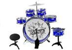 Peuter drumset - 6 Drums - blauw - kinderdrumstel, Ophalen of Verzenden, Nieuw