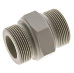 Dubbele Nippel G1 1/2 Polypropyleen (PP) 10bar FDA 55mm, Verzenden, Nieuw