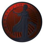 Niue. 2 Dollars 2023 1oz Niue Hibernia Black Platinum Cyber