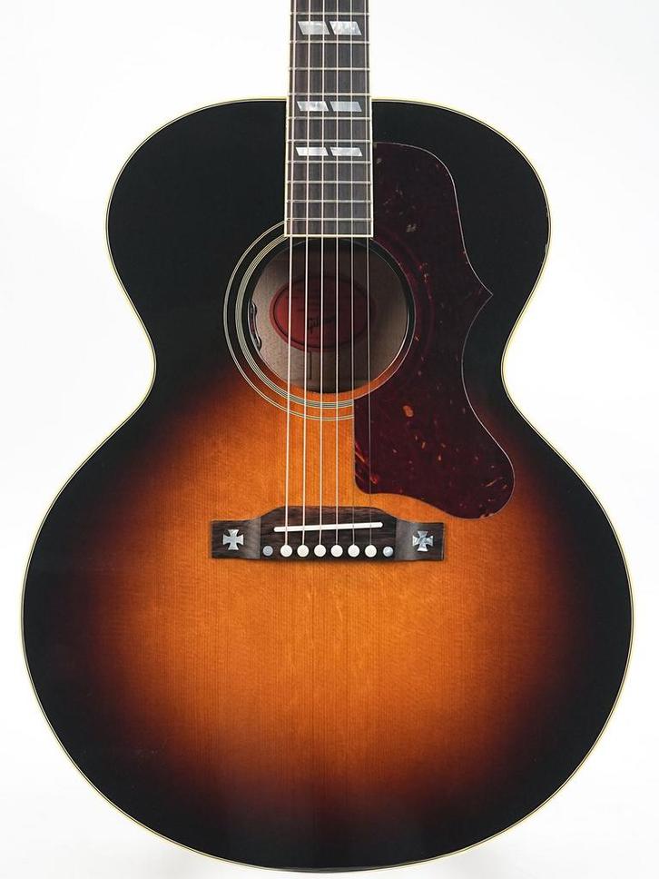 Gibson J185 Vintage Sunburst 2013 (Akoestische Gitaren), Muziek en Instrumenten, Snaarinstrumenten | Gitaren | Akoestisch, Western- of Steelstringgitaar
