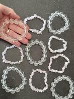 10 Eersteklas Bergkristal en Rozenkwarts armbanden - Armband, Verzamelen