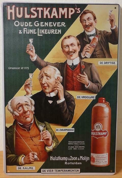 Hulstkamp reclamebord, Verzamelen, Merken en Reclamevoorwerpen, Nieuw, Verzenden