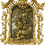 Reliëf, Placa con altorelieve - 59 cm - Brons
